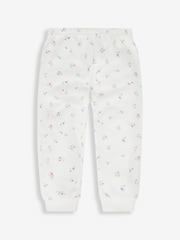 JoJo Maman Bébé Cream Pretty Ditsy Jersey Pyjamas - Image 6 of 7