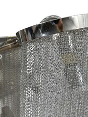 Libra Interiors Silver Niagara Chain 3 Bulb Wall Light - Image 4 of 4