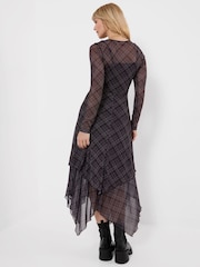 Joe Browns Roxy 체크 디피 헴 메시 드레스 - 7의 이미지 4