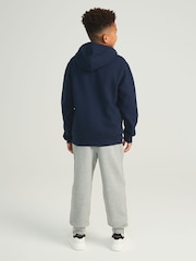 Polo Ralph Lauren Navy Boys Cotton Fleece Zip-Up Logo Hoodie - Image 2 of 6