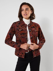 Joe Browns Brown Autumn Days Floral Cord Jacket - Image 1 of 5