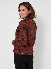 Joe Browns Brown Autumn Days Floral Cord Jacket - Image 4 of 5