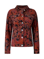 Joe Browns Brown Autumn Days Floral Cord Jacket - Image 5 of 5