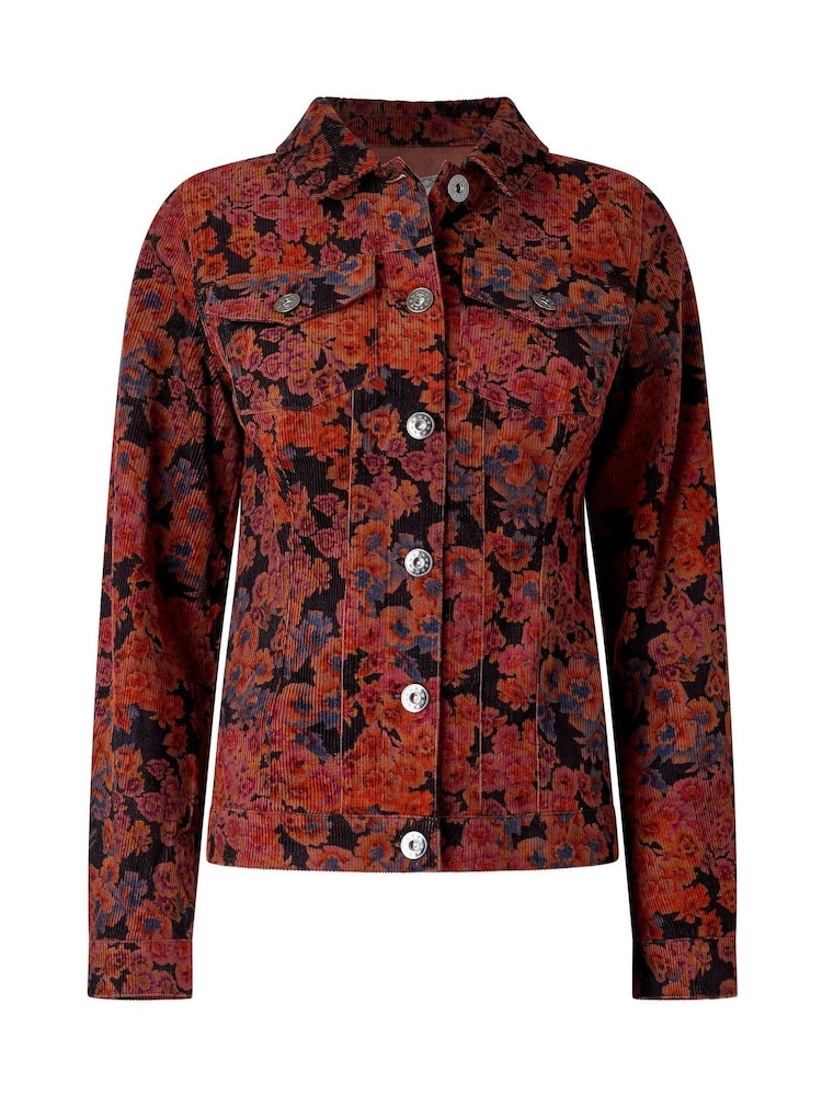 Joe Browns Brown Autumn Days Floral Cord Jacket - Image 5 of 5 Joe Browns Brown Autumn Days Floral Cord Jacket - Image 5 of 5