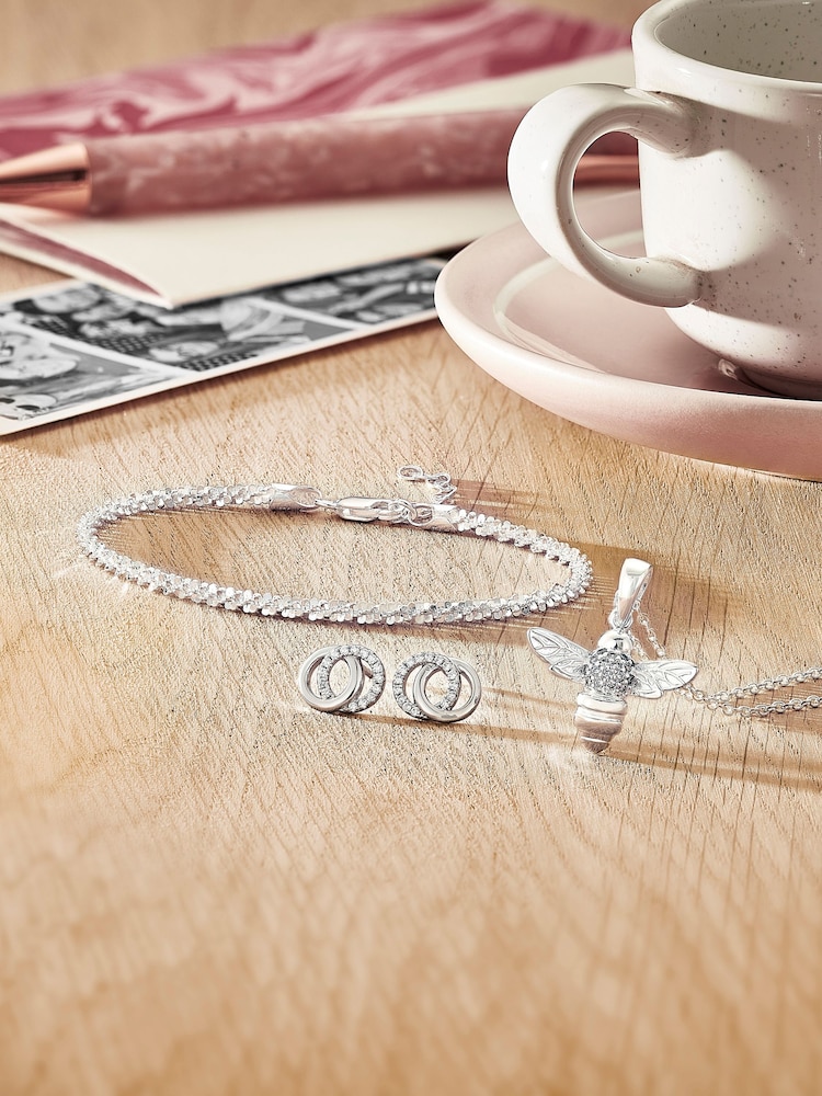 Beaverbrooks Cubic Zirconia Bee Pendant - Image 2 of 4