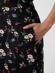 Joe Browns Black Darling Ditsy Button Through Maxi Dress - Image 5 of 6