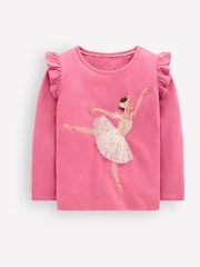 Rosa - Boden langermet Superstitch T-skjorte - Bilde 1 av 3