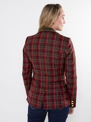 Joe Browns Red Ruby Heritage Check Jacket - Image 3 of 7