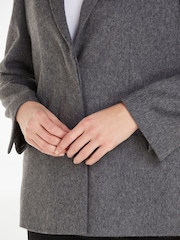 Calvin Klein Grey Wool Tailored Blazer - Image 3 of 6