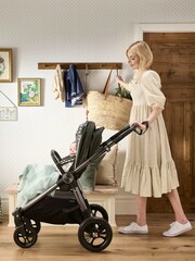 Mamas & Papas x Laura Ashley Green Gingham Ocarro Baby Blanket - Image 1 of 3