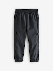 Baker by Ted Baker Nylon Cargo Black Trousers - Image 6 of 8