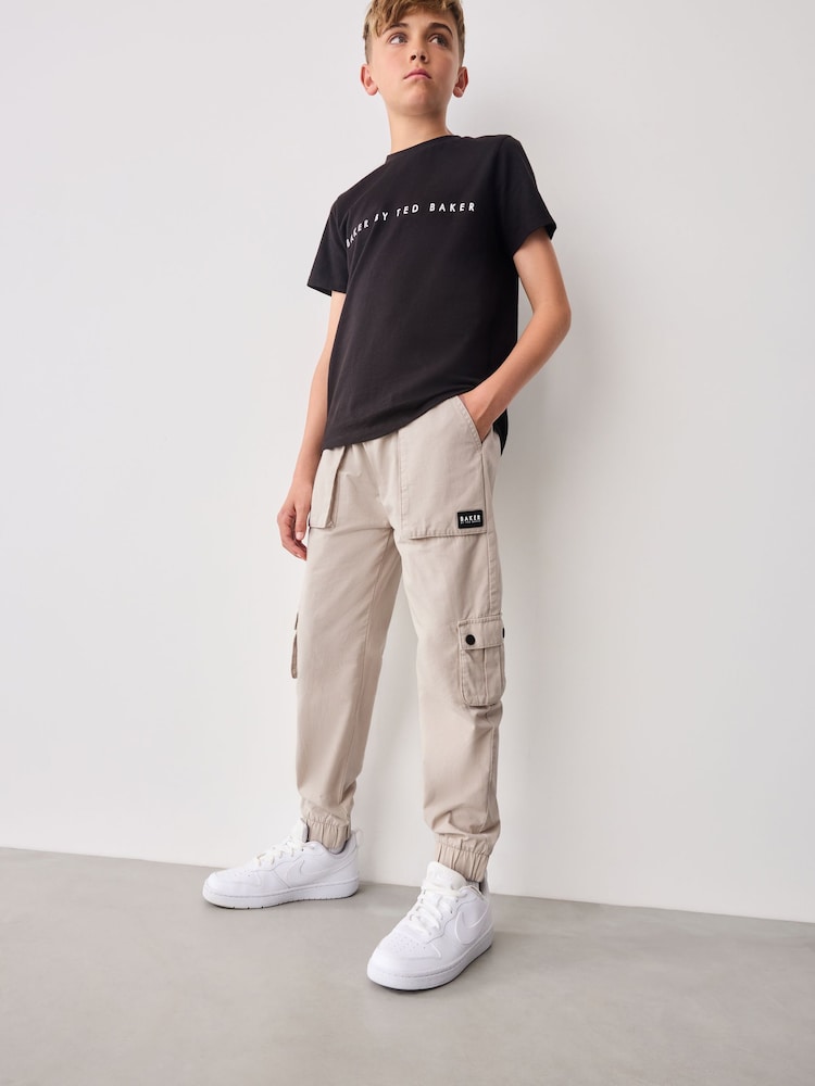 Baker by Ted Baker 100% Cotton Cargo Trousers - Image 1 of 10