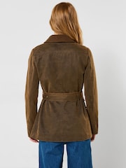 Joe Browns Brown Remarkable Belted Wax Jacket - Image 4 of 8