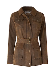 Joe Browns Brown Remarkable Belted Wax Jacket - Image 8 of 8
