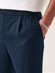 Marineblau/blau - lässige Passform​​​​​​​ EDIT Jogger-Hosen - Bild 5 von 8