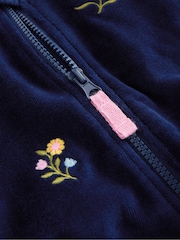 Boden Velour Cosy Zip-through Hoodie - Image 3 of 3