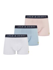 Lyle & Scott Multi Underwear Trunks 3 Pack - Image 1 of 4