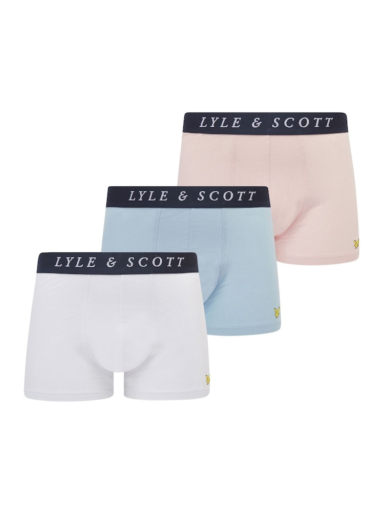 Lyle & Scott Multi Underwear Trunks 3 Pack - Image 1 of 4