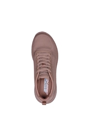 Skechers Brown Womens Bobs Squad Chaos Face Off Trainers - Image 4 of 5