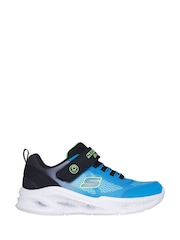 Skechers Blue Black Meteor-Light Up Krendox Trainers - Image 1 of 5