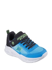 Skechers Blue Black Meteor-Light Up Krendox Trainers - Image 2 of 5