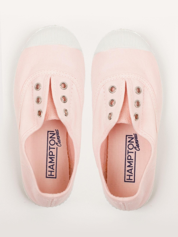 Trotters London Pink Plum Canvas Shoes - Image 2 of 2