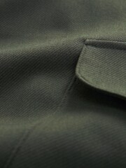 Khaki Green Relaxed Tapered EDIT Twill Cargo Trousers - Image 6 of 6