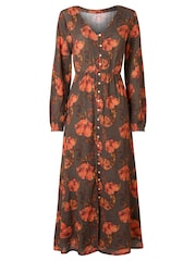 Joe Browns Eden Button Through Maxi Dress - Bild 7 von 7