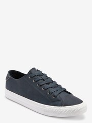 Marineblau - Baseball-Turnschuhe - Bild 2 von 4