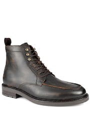 Jones Bootmaker Brown Endric Leather Lace Up Boots - Image 2 of 6