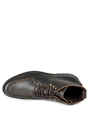 Jones Bootmaker Brown Endric Leather Lace Up Boots - Image 4 of 6