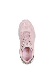 Skechers Pink/White Uno Lite Trainers - Image 4 of 5