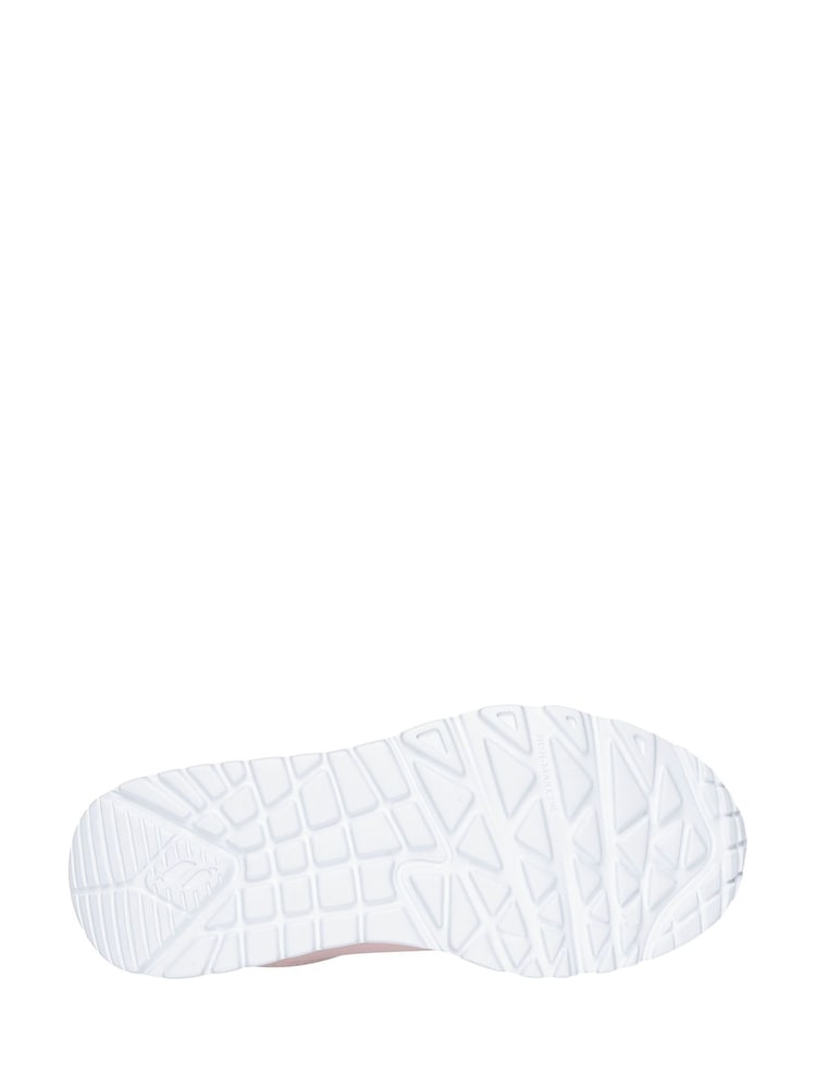 Skechers Pink/White Uno Lite Trainers - Image 5 of 5