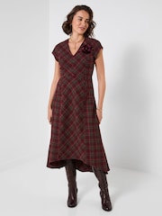 Vestido largo a cuadros Heritage Ruby de Joe Browns - Imagen 1 de 6