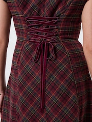 Vestido largo a cuadros Heritage Ruby de Joe Browns - Imagen 4 de 6