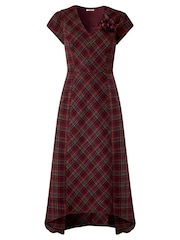 Vestido largo a cuadros Heritage Ruby de Joe Browns - Imagen 6 de 6