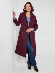 Joe Browns Berry Dreams Long Tweed Coat - صورة 1 من 7