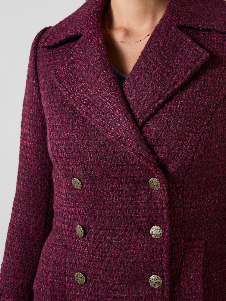 Joe Browns Berry Dreams Long Tweed Coat - صورة 2 من 7 Joe Browns Berry Dreams Long Tweed Coat - صورة 2 من 7