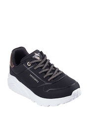 Skechers Black Girls Uno Lite Trainers - Image 2 of 5
