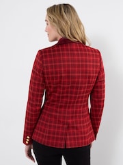 Joe Browns Red Dahlia Check Jacket - Image 3 of 5