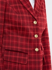 Joe Browns Red Dahlia Check Jacket - Image 4 of 5