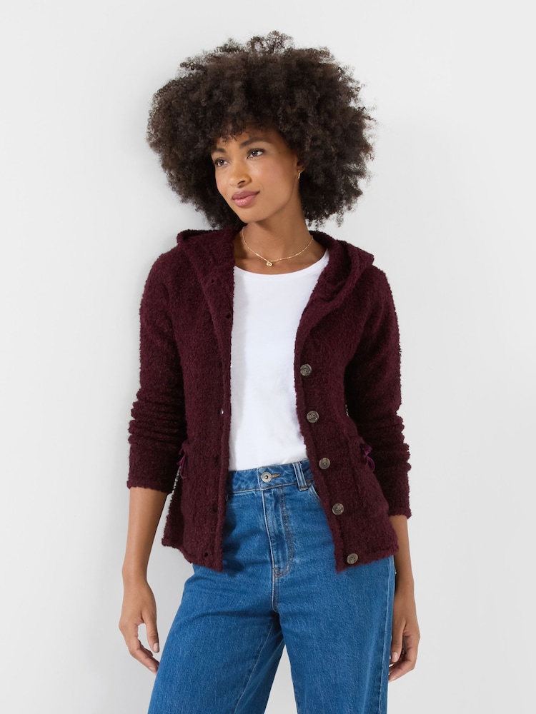Joe Browns Brown Favourite Hooded Button Through Cardigan - Image 1 of 5 Joe Browns Brown Favourite Hooded Button Through Cardigan - Image 1 of 5