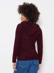 Joe Browns Brown Favourite Hooded Button Through Cardigan - Image 2 of 5