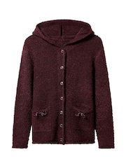 Joe Browns Brown Favourite Hooded Button Through Cardigan - Image 5 of 5