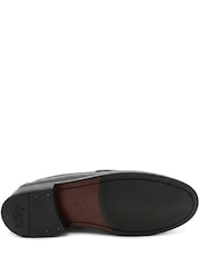 Jones Bootmaker Black Grain Roan Leather Slip-On Shoes - Image 5 of 6