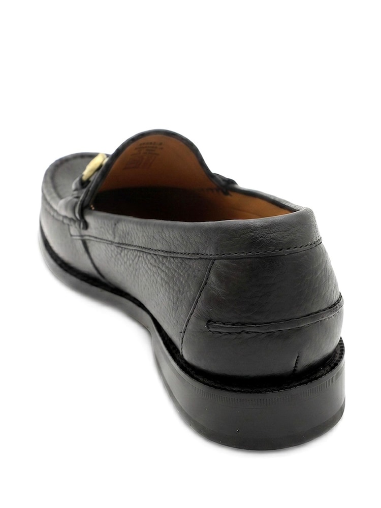 Jones Bootmaker Black Grain Roan Leather Slip-On Shoes - Image 6 of 6 Jones Bootmaker Black Grain Roan Leather Slip-On Shoes - Image 6 of 6