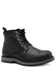 Jones Bootmaker Black Regular Fit Ealing Leather Ankle Boots - Image 3 of 6