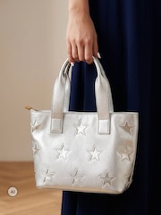 Jones Bootmaker Silver Dayna Mini Leather Handbag - Image 1 of 1