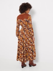 Joe Browns Sienna Floral Lace Insert Maxi Dress - Attēls 4 no 5