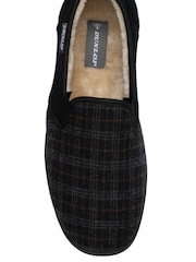 Dunlop Black Twin Gusset Warm Full Slippers - Image 4 of 4
